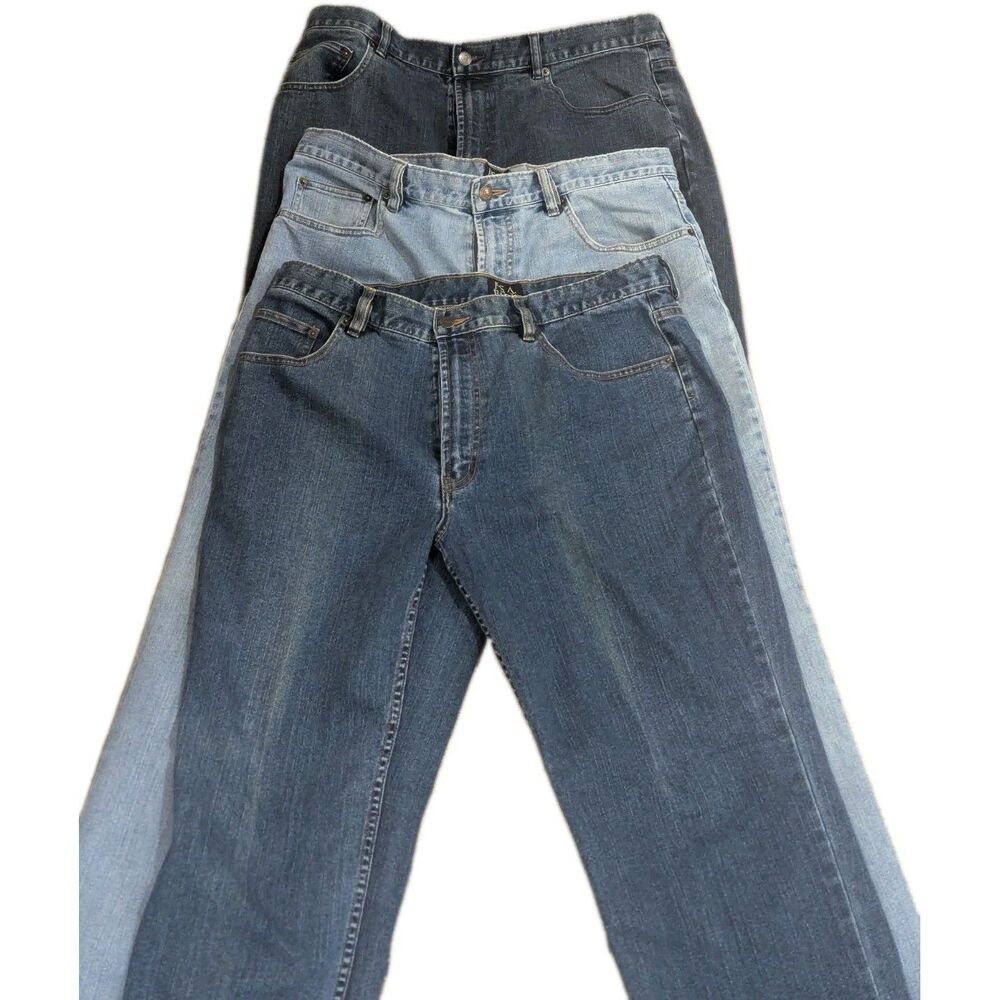 Jos A Bank Jeans Mens 36x34 (36x33) Travelers Collection Casual Read‎